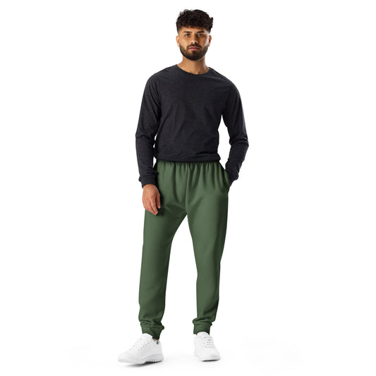 Men's Joggers in Tom Thumb Green