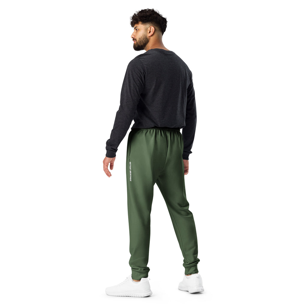 Men's Joggers in Tom Thumb Green