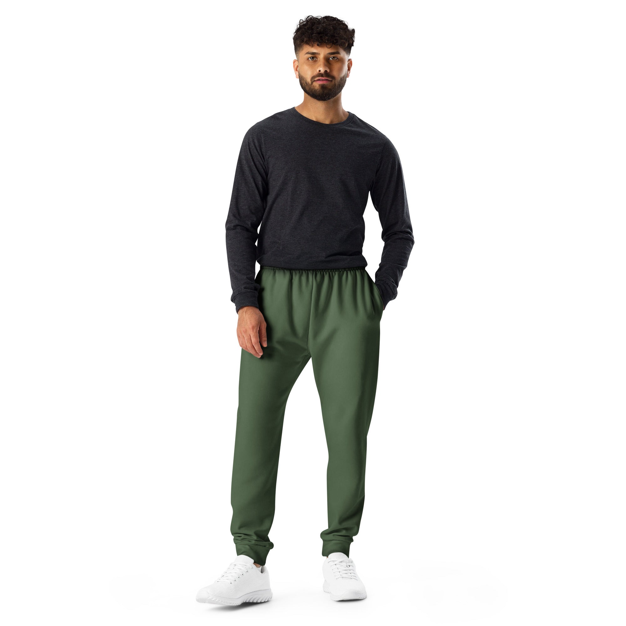 Men's Joggers in Tom Thumb Green